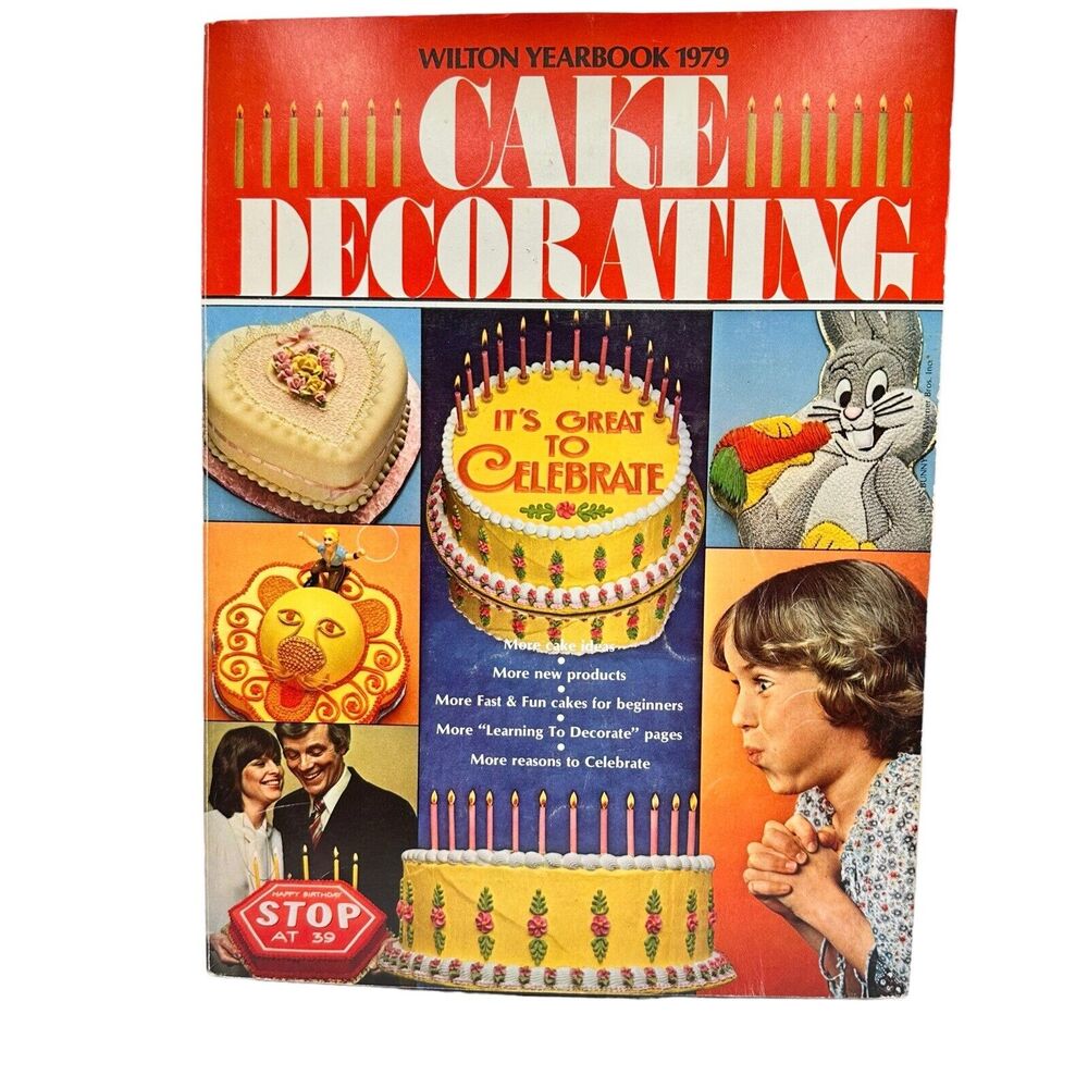 1979 Wilton Cake Decorating Yearbook Kitsch Disney Looney Tunes DC Comics & More